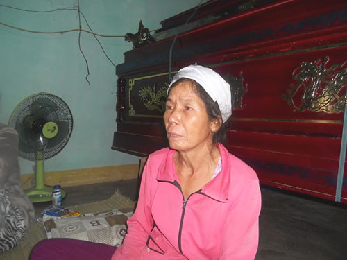 Bà Nguyễn Thị Ngọc đau đớn tột cùng trước cái chết của người con trai duy nhất