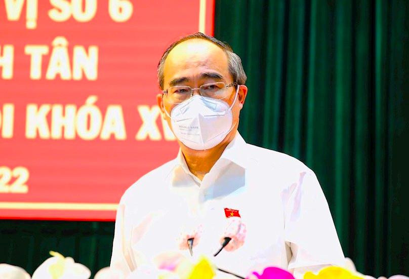 Đại biểu Nguyễn Thiện Nhân, nguyên Bí thư Thành uỷ TPHCM trả lời các cử tri Đại biểu Nguyễn Thiện Nhân, nguyên Bí thư Thành uỷ TPHCM trả lời các cử tri