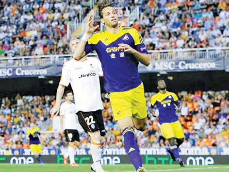 Swansea tạo cú sốc đầu tiên tại Eurpopa League. Ảnh: UEFA