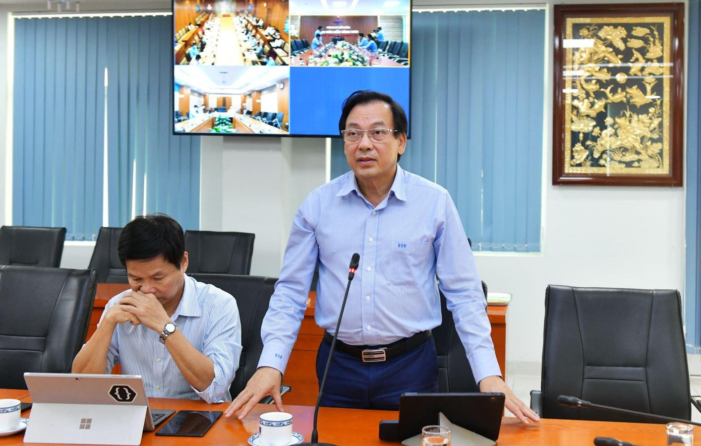 Phó Tổng giám đốc BSR Nguyễn Ngọc Anh phát biểu tại buổi làm việc. Phó Tổng giám đốc BSR Nguyễn Ngọc Anh phát biểu tại buổi làm việc.