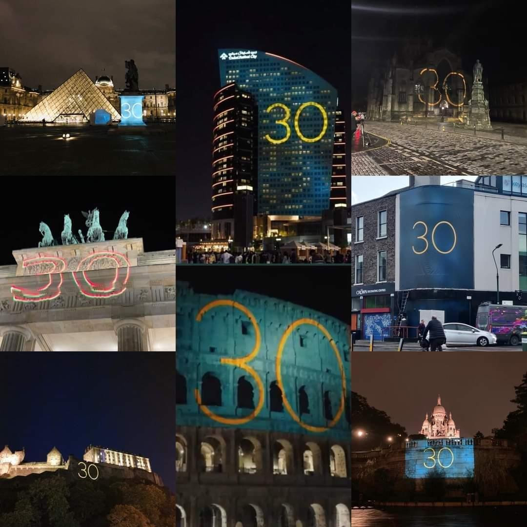 Con số 30 bí ẩn xuất hiện trên toàn thế giới. Con số 30 bí ẩn xuất hiện trên toàn thế giới.