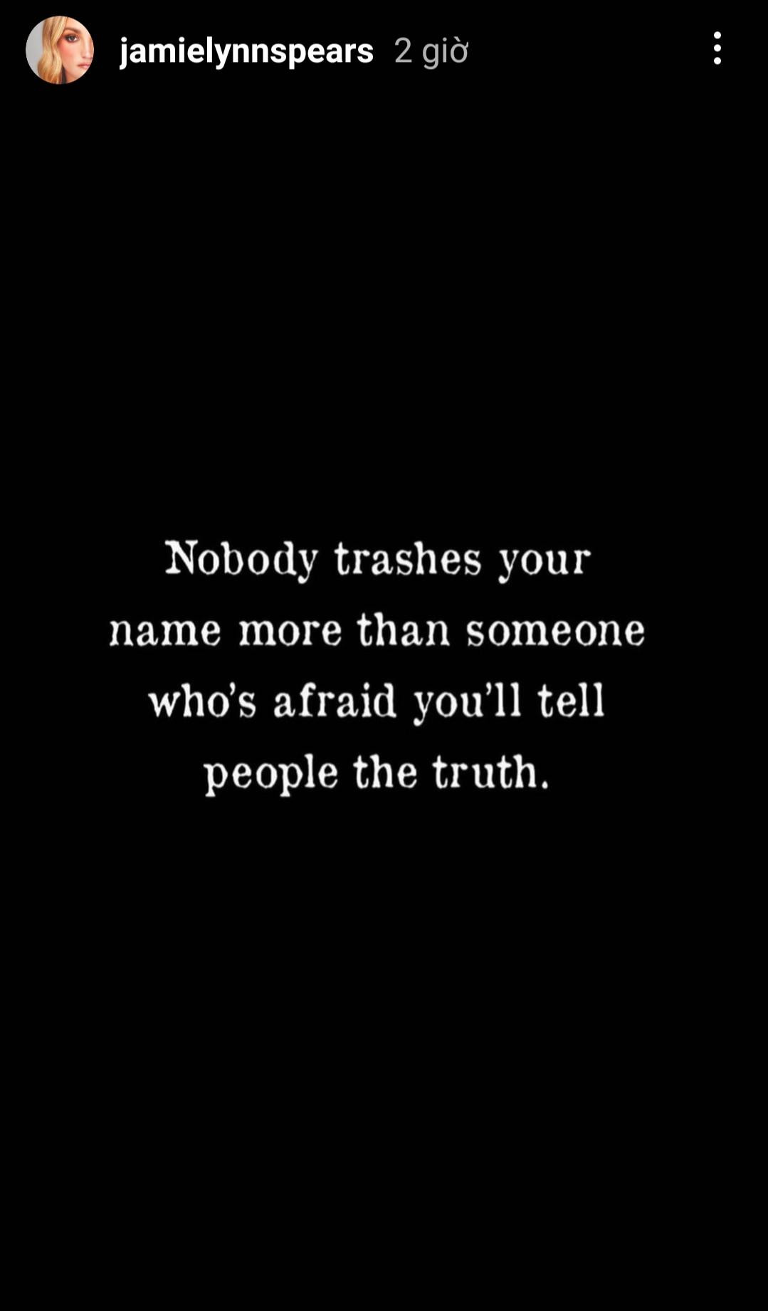 Nguyên văn chia sẻ của Jamie Lynn trên trang cá nhân.