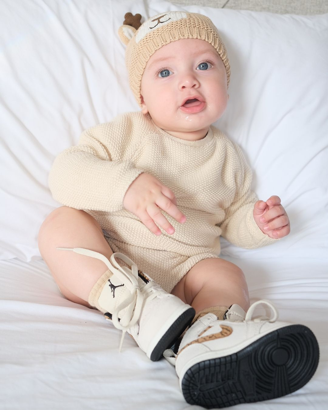 Nadia Ferreira công khai ảnh con trai với Marc Anthony. Nadia Ferreira công khai ảnh con trai với Marc Anthony.