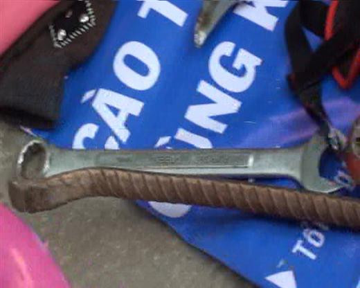 Dụng cụ để hành động được chuẩn bị rất bài bản