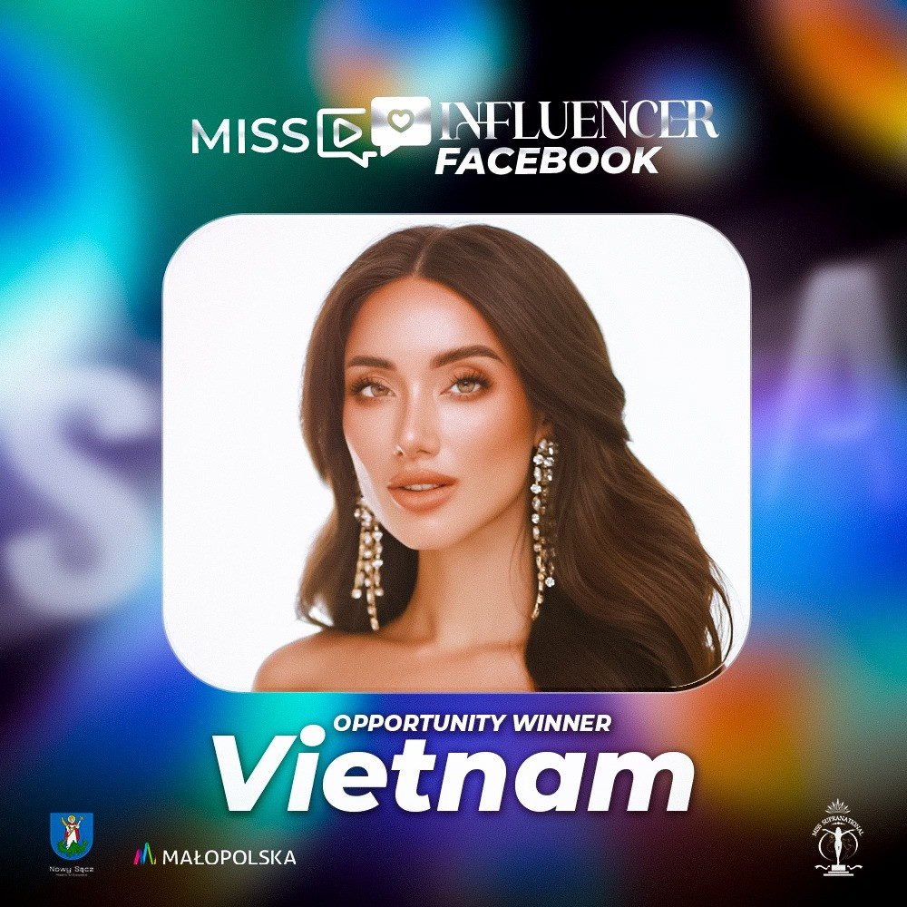 Lydie Vũ vào bán kết phần thi Miss Influencer.