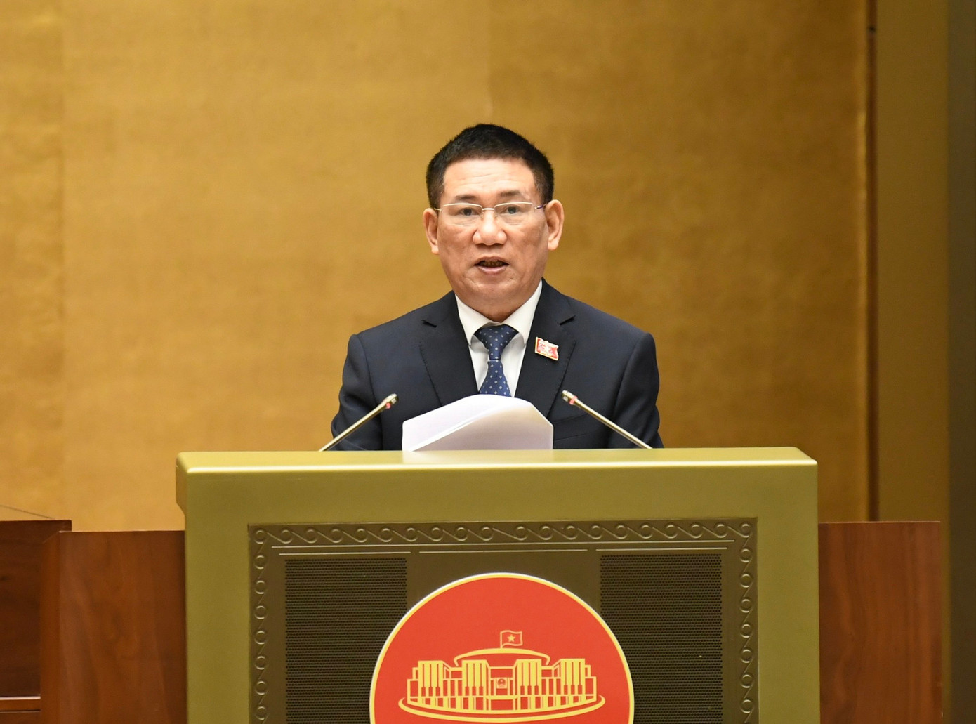 Bộ trưởng Bộ Tài chính Hồ Đức Phớc. Ảnh: Như Ý Bộ trưởng Bộ Tài chính Hồ Đức Phớc. Ảnh: Như Ý