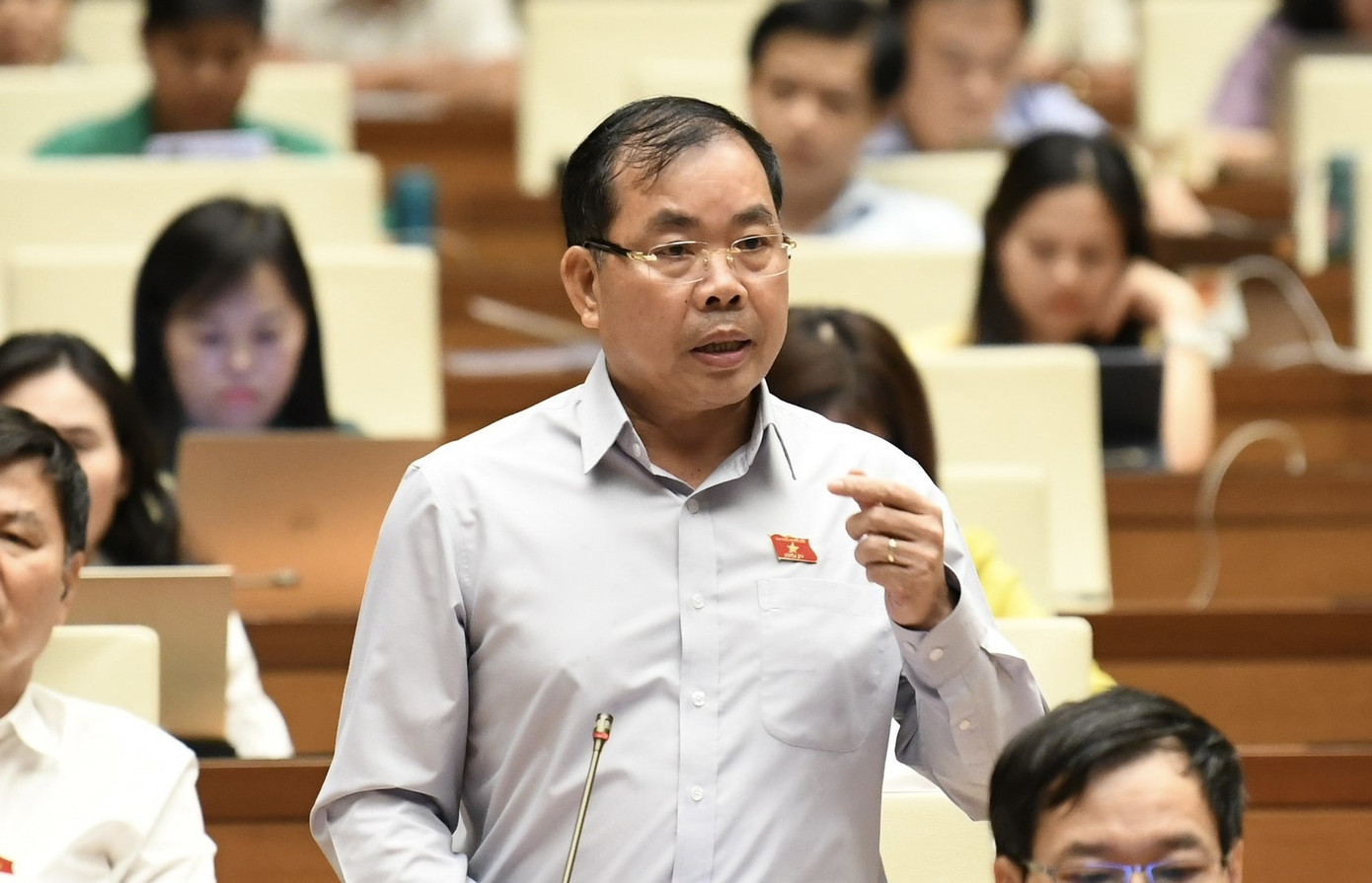 Đại biểu Quốc hội Nguyễn Quang Huân (đoàn Bình Dương). Ảnh: Như Ý