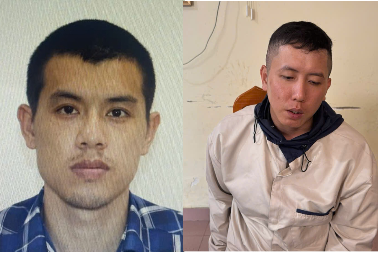 Đối tượng Phạm Trung Hòa (đối tượng cầm đầu) và Nguyễn Thanh Phương (bên phải).