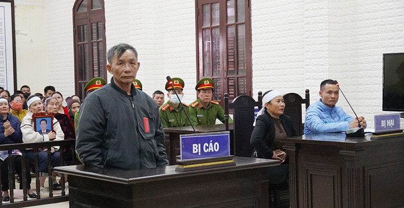 Bị cáo Phạm Văn Đạo tại phiên toà sơ thẩm.