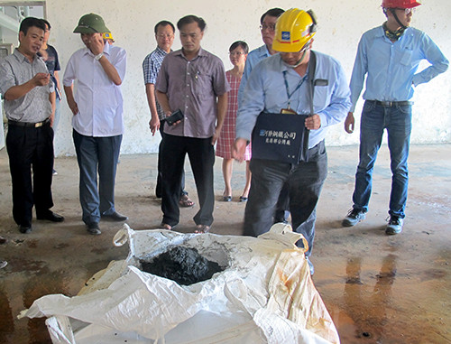 Phát hiện chất thải của Formosa trong công viên vui chơi ảnh 2