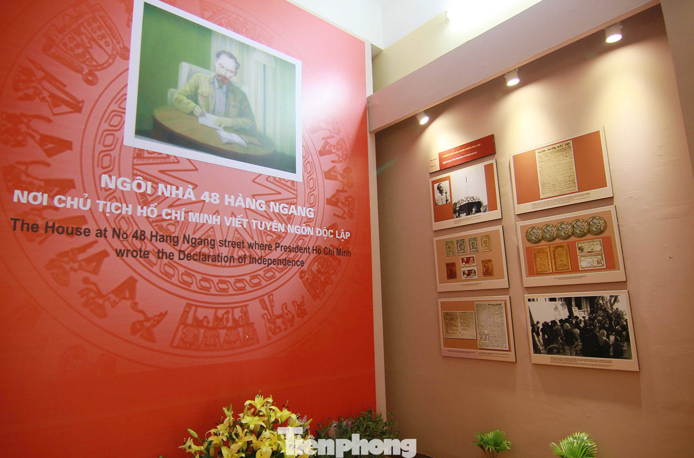 Ngôi nhà số 48 Hàng Ngang, Hà Nội, nơi Chủ tịch Hồ Chí Minh viết bản Tuyên ngôn độc lập.