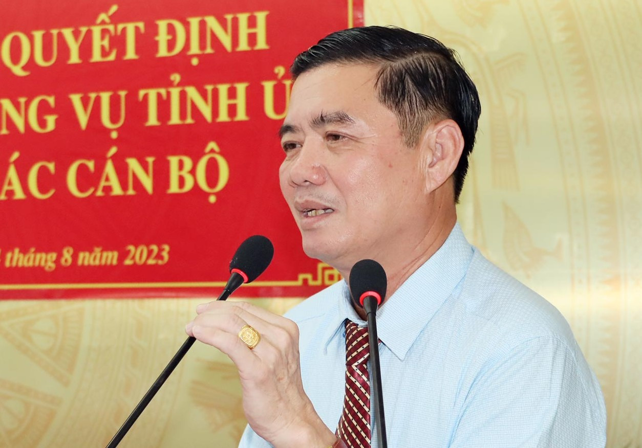 Ông Phạm Thành Chung giữ chức Phó bí thư Thường trực Huyện ủy Hớn Quản