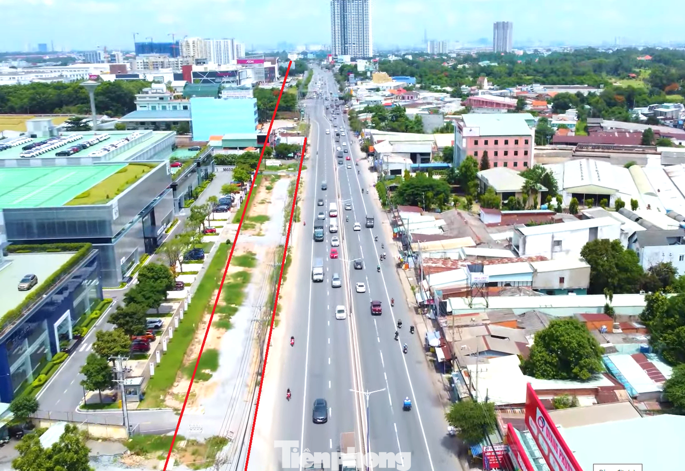 Mở rộng một bên quốc lộ 13 hướng từ TPHCM đi Bình Dương