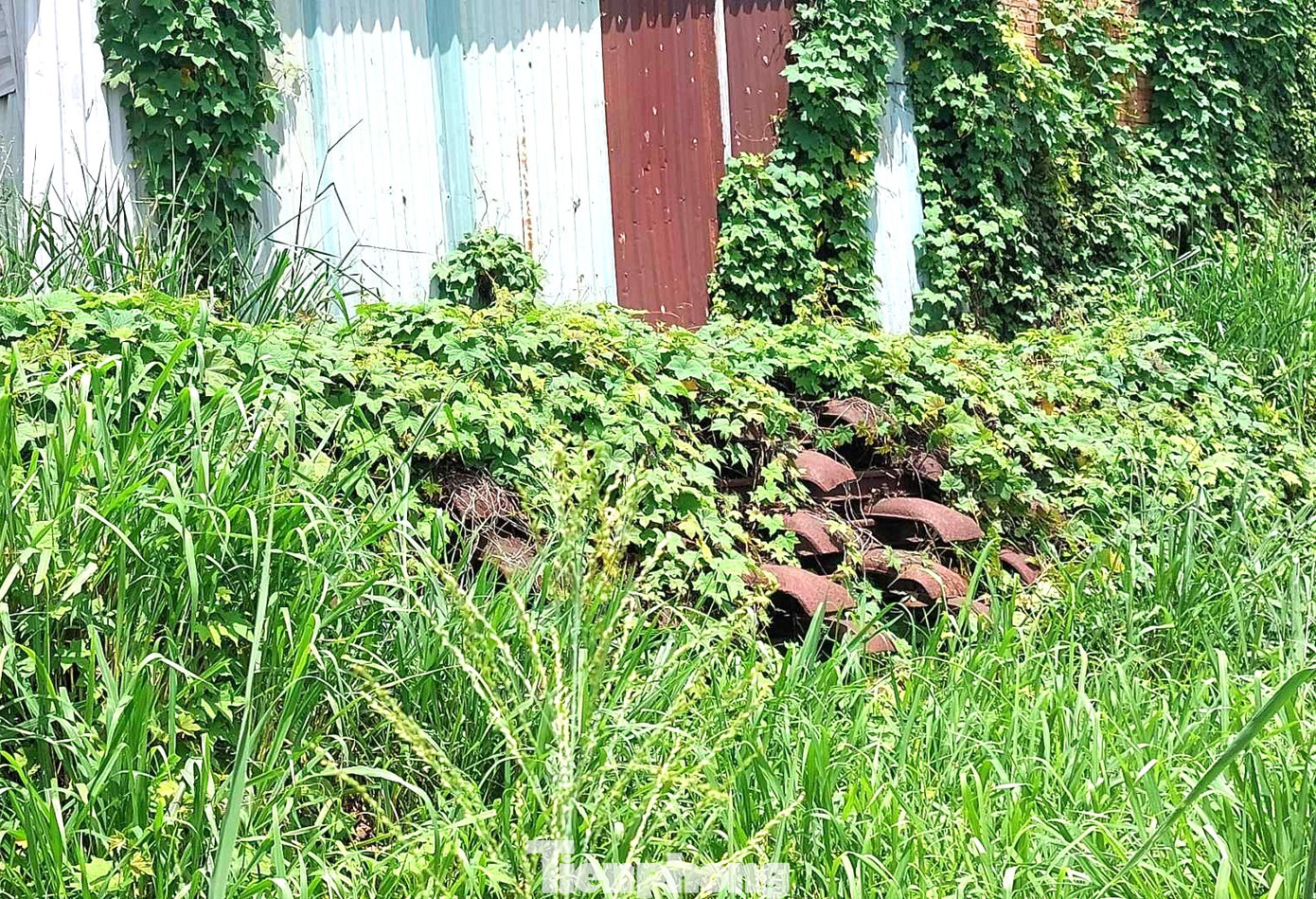 Đường ray xe lửa bị tháo dỡ rồi chất thành đống