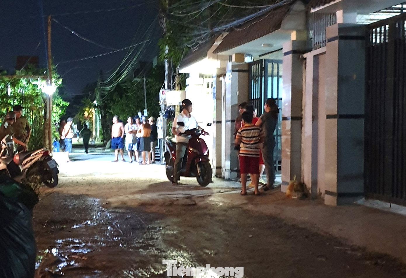 Hiện trường nơi xảy ra vụ việc Hiện trường nơi xảy ra vụ việc