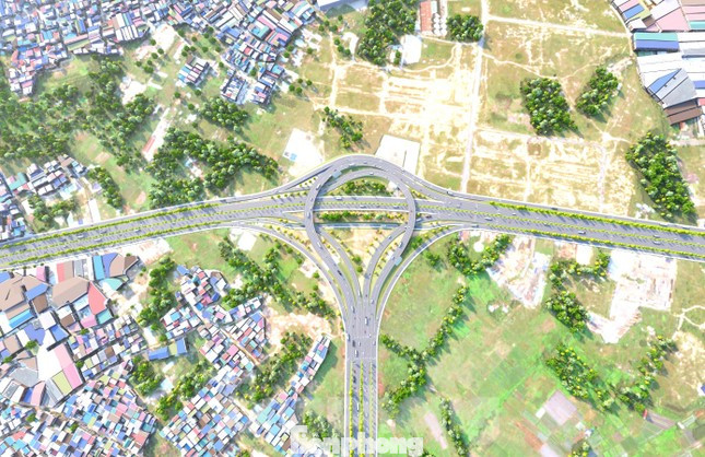 Mô phỏng vị trí nút giao Bình Chuẩn sau khi hoàn thành Mô phỏng vị trí nút giao Bình Chuẩn sau khi hoàn thành