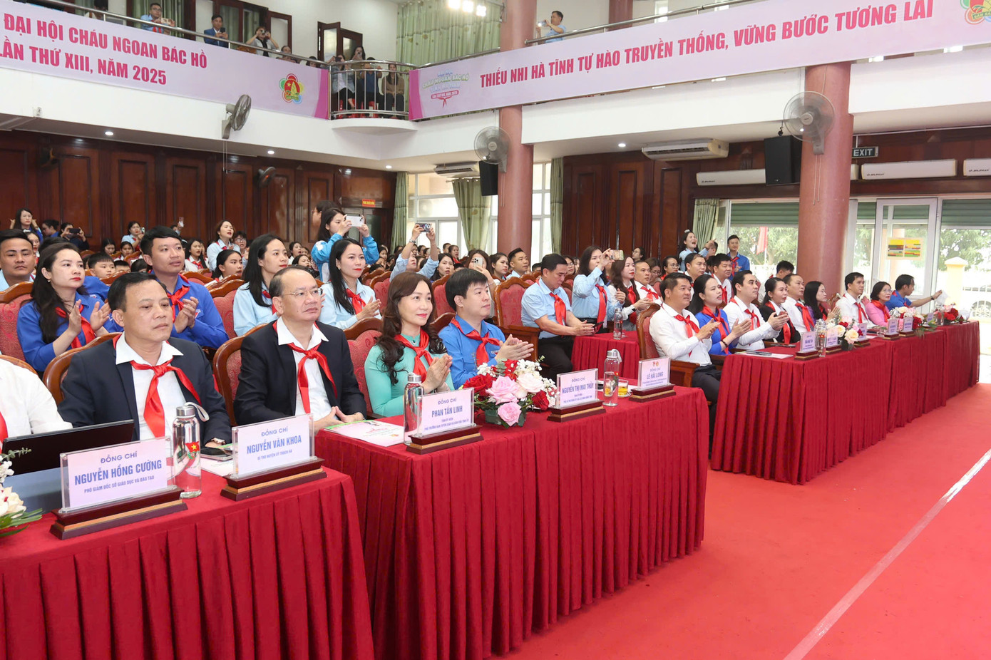 Toàn cảnh Đại hội Cháu ngoan Bác Hồ cấp tỉnh lần thứ XIII, năm 2025. Ảnh: HN