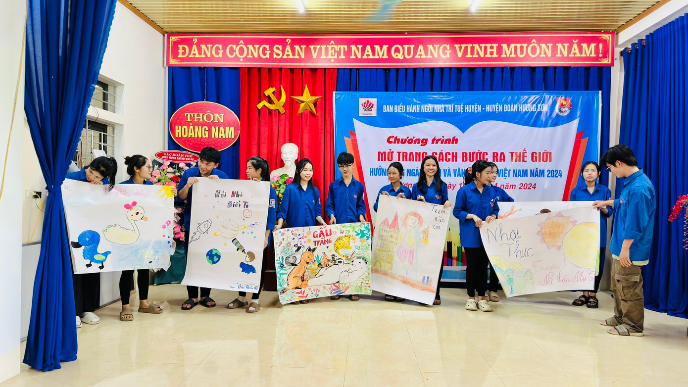 Hoạt động này giúp các em khơi dậy tình yêu sách và văn hóa đọc trong giới trẻ. Hoạt động này giúp các em khơi dậy tình yêu sách và văn hóa đọc trong giới trẻ.