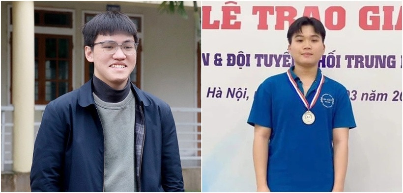 Em Lê Hữu Dũng và em Trần Tuấn Anh. (Ảnh: Báo Hà Tĩnh) Em Lê Hữu Dũng và em Trần Tuấn Anh. (Ảnh: Báo Hà Tĩnh)