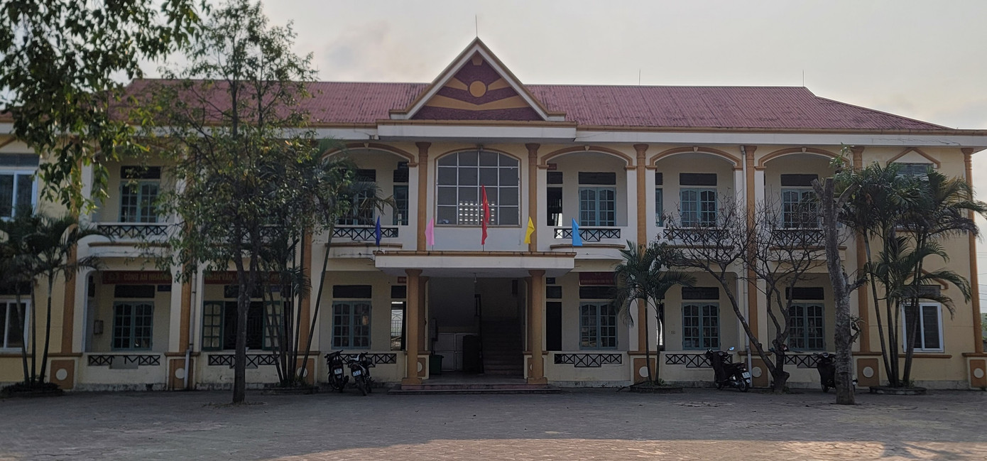 Trụ sở UBND xã Xuân Liên nơi ông Lý công tác.