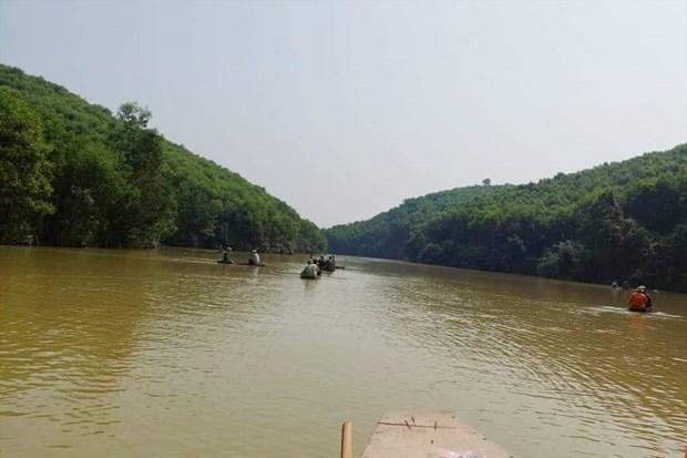 Khu vực nơi xảy ra vụ lật thuyền.