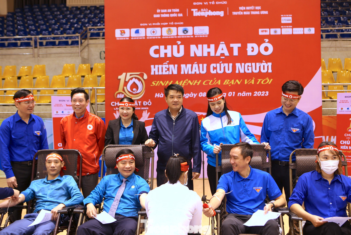 Sáng 8/1, cùng với 9 tỉnh, thành phố trên khắp cả nước, tại Hà Tĩnh đã tổ chức ngày hội hiến máu Chủ nhật Đỏ lần thứ XV - năm 2023.