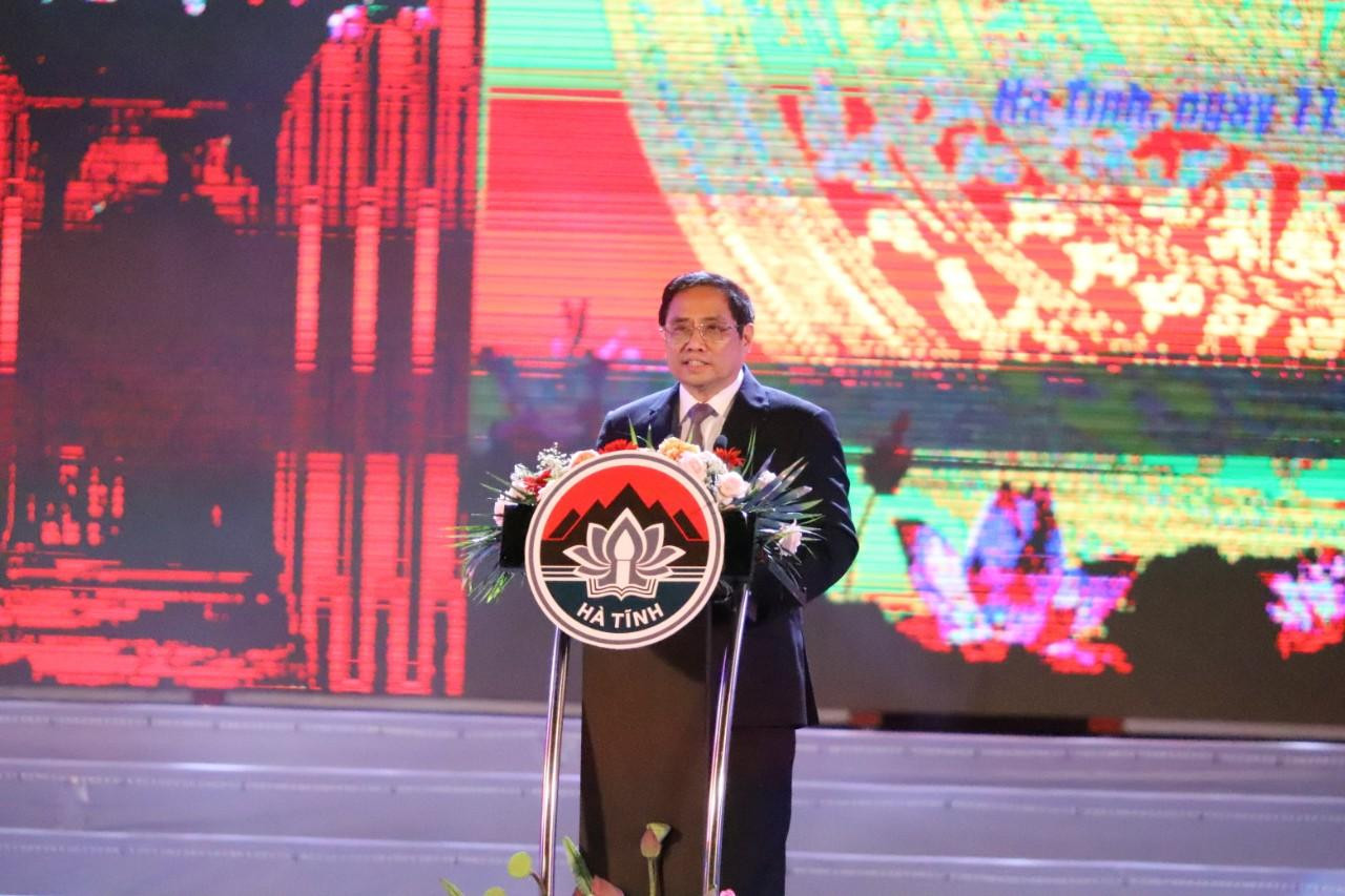 Thủ tướng Chính phủ Phạm Minh Chính phát biểu tại lễ kỷ niệm.