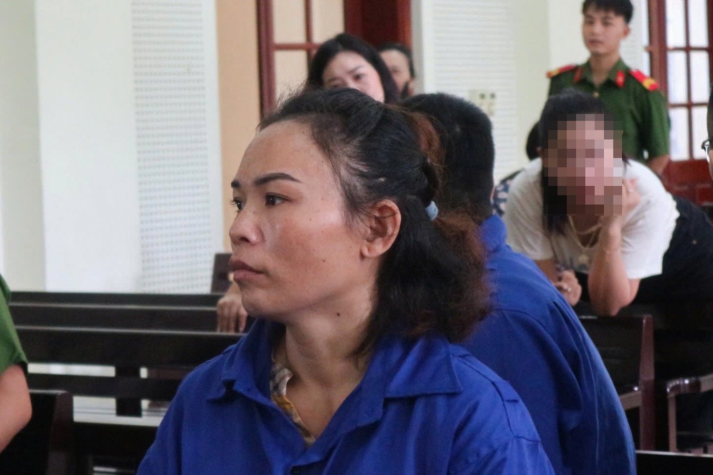 Bị cáo Lữ Thị Thuý tại phiên toà xét xử.
