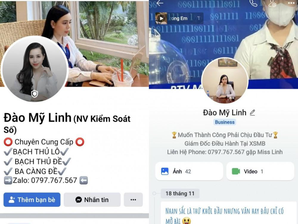 Tài khoản Facebook do nhóm thanh niên lập để lừa đảo (Ảnh: Công an cung cấp). Tài khoản Facebook do nhóm thanh niên lập để lừa đảo (Ảnh: Công an cung cấp).