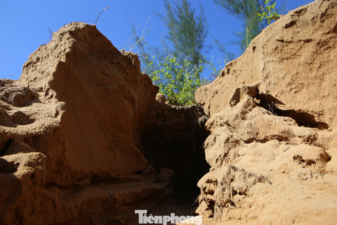 Bà Nguyễn Thị Chung (65 tuổi, trú xã thôn Nam Hải, xã Thạch Hải) cho biết, mỗi mùa mưa đến, bờ bao bị mưa làm vỡ, nước thải kèm theo bùn, đá trong mỏ sắt tràn vào nhà dân, vùi lấp hoa màu, cây cối và mộ của người đã mất. Đặc biệt vào năm 2020, bùn tràn vào nhà khiến số lượng cây hoa quả bị vùi dập.