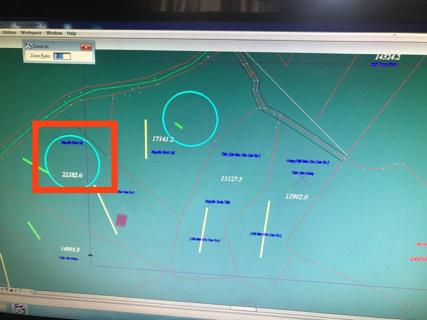 Bản đồ địa chính điện tử của xã Thượng Lộc cung cấp vào năm 2020.