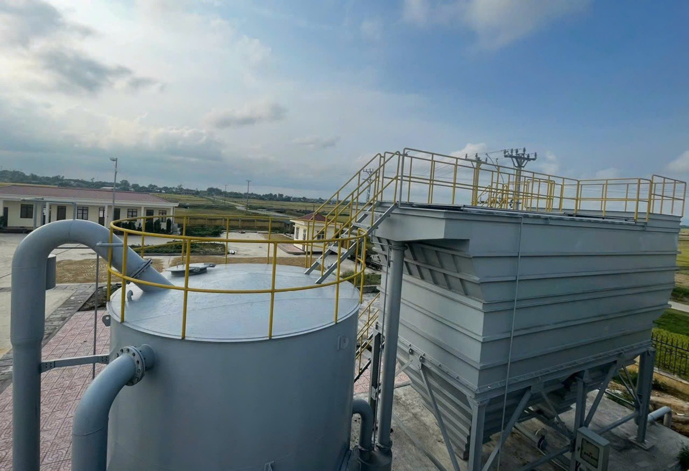 Hệ thống cấp nước sinh hoạt Khe Xai (Thạch Xuân) bị chậm tiến độ.