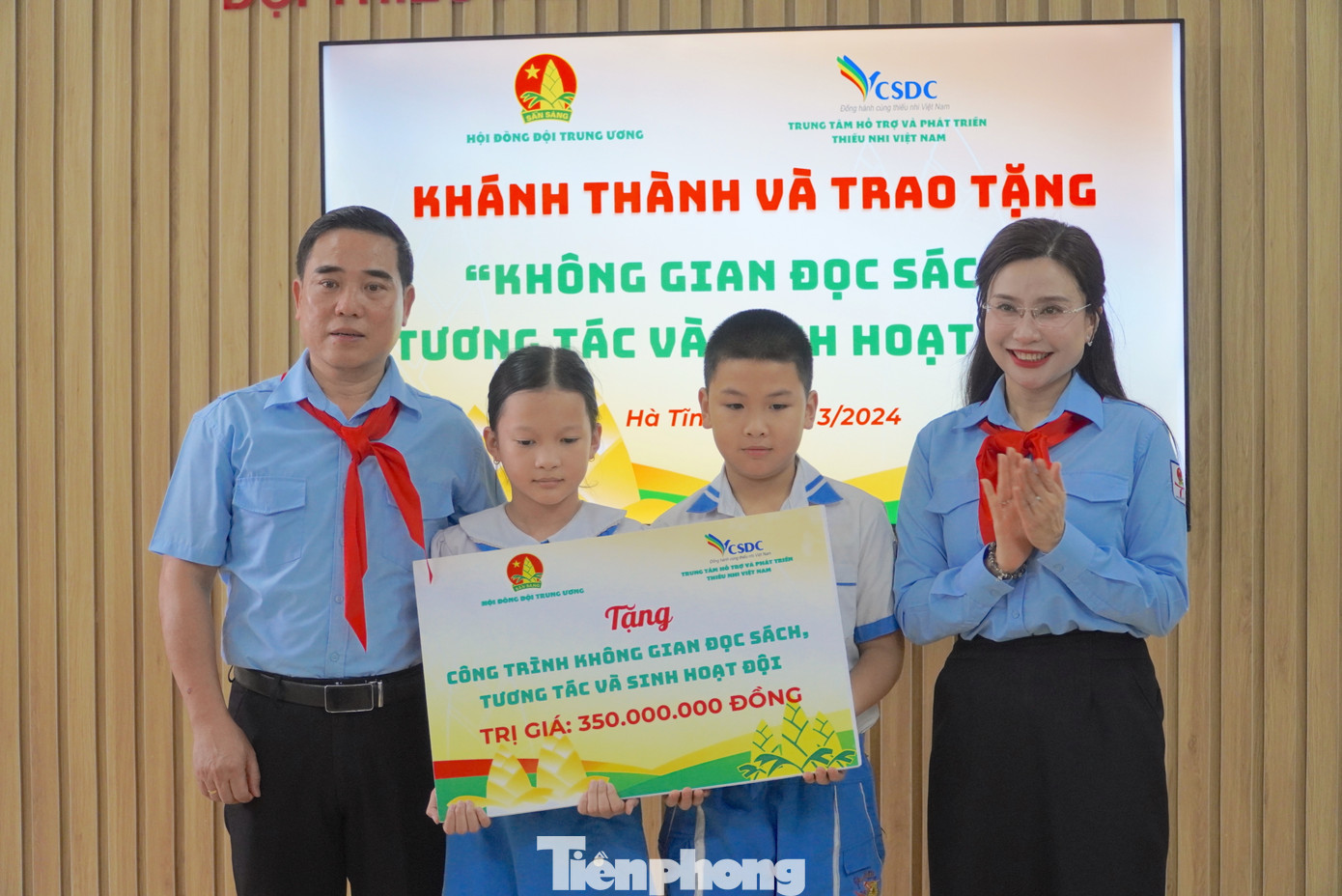 Khánh thành và trao tặng không gian đọc sách, tương tác và sinh hoạt Đội...