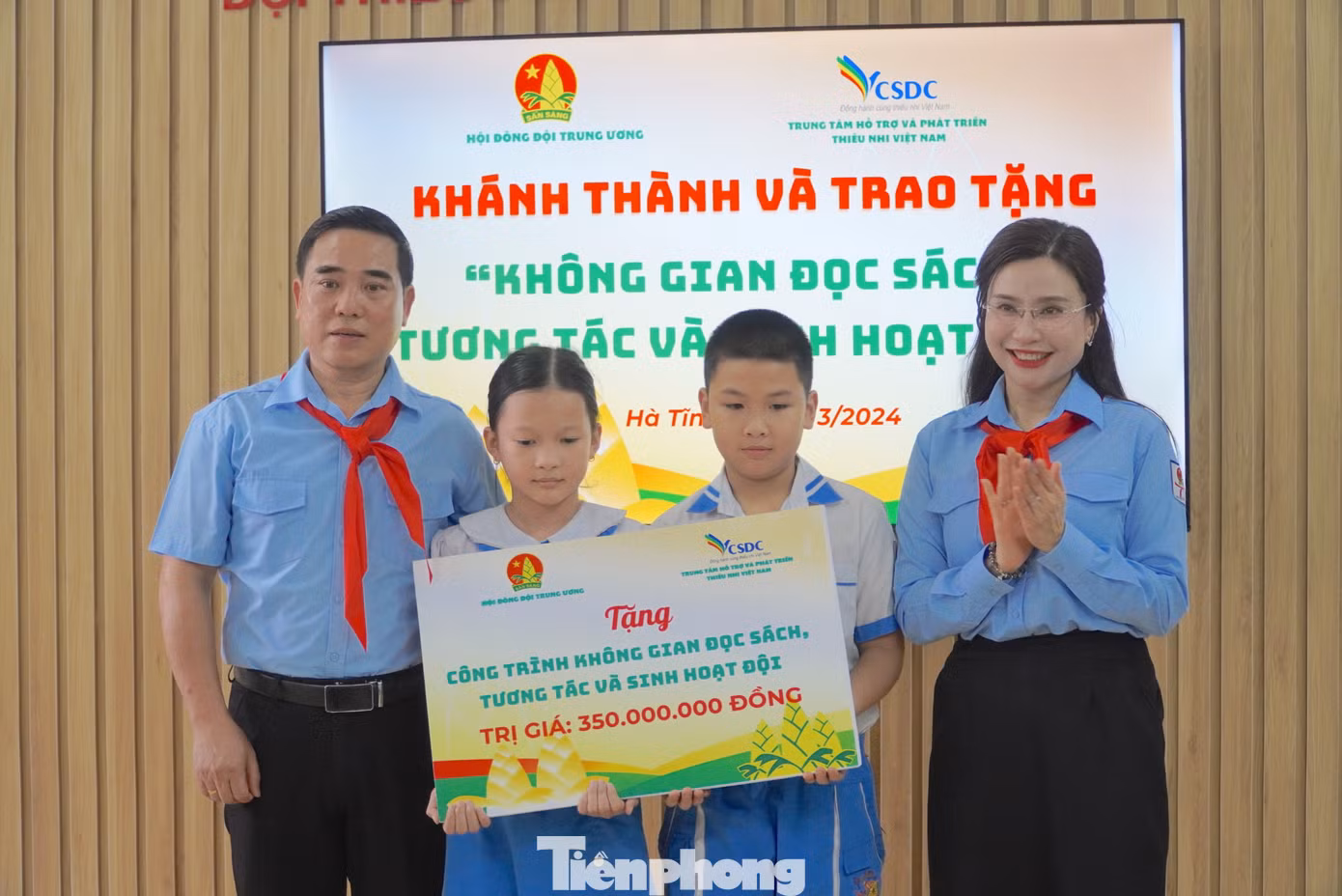 Khánh thành và trao tặng không gian đọc sách, tương tác và sinh hoạt Đội... Khánh thành và trao tặng không gian đọc sách, tương tác và sinh hoạt Đội...