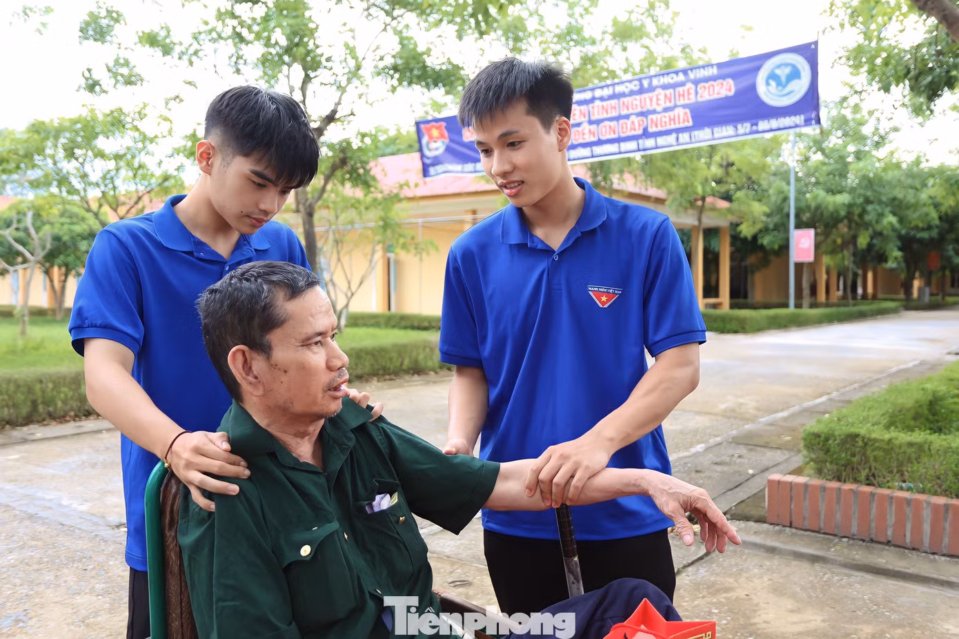 Ông Cung hiện đang được chăm sóc tại Trung tâm điều dưỡng thương, bệnh binh Nghệ An.