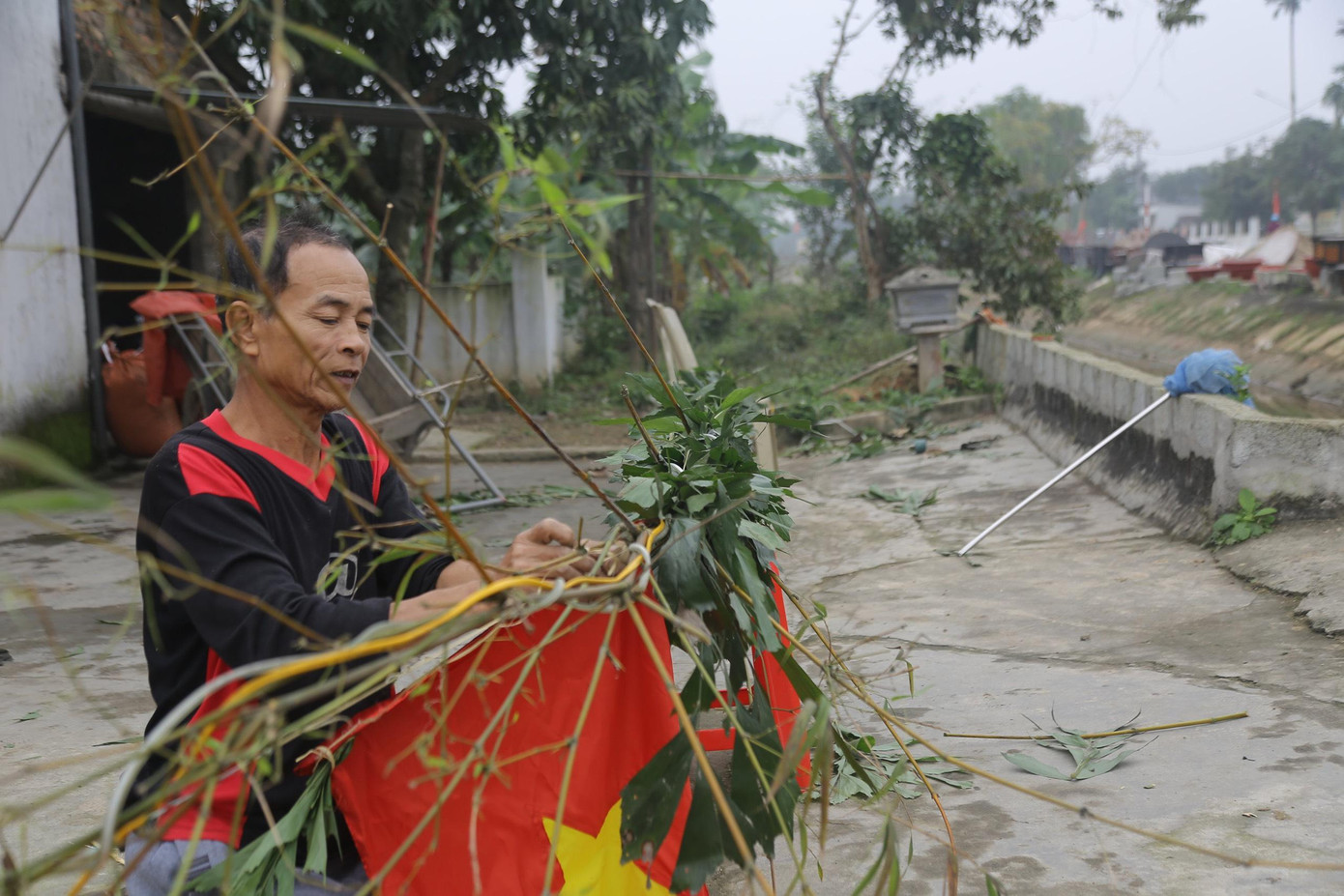 Với những cây nêu sau khi hoàn thành tổng chi phí từ 800.000-1.000.000đồng/cây