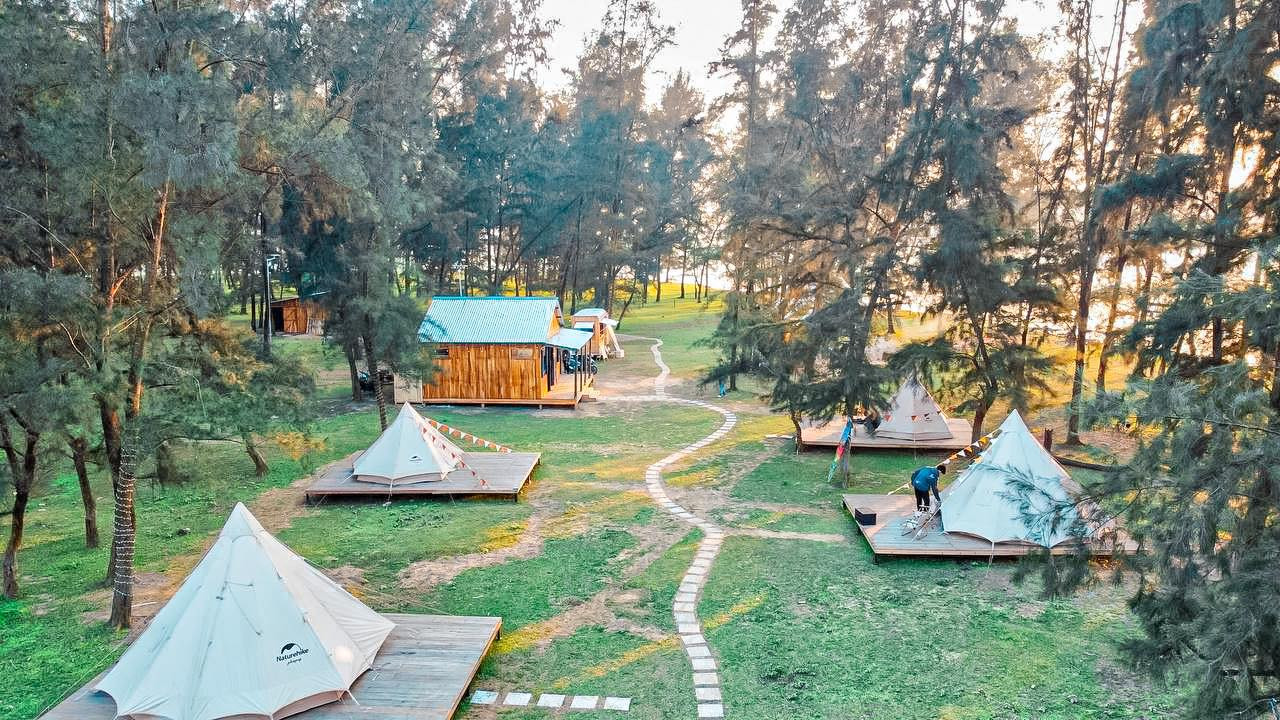 Dù chưa được cấp phép hoạt động nhưng khu du lịch trải nghiệm đã đón khách. Ảnh: Hồng Lam Camping Dù chưa được cấp phép hoạt động nhưng khu du lịch trải nghiệm đã đón khách. Ảnh: Hồng Lam Camping