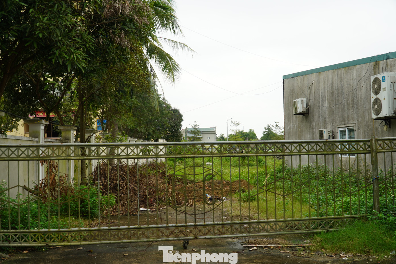 Dự án được đầu tư với tổng mức 1.230 tỷ đồng. Mục tiêu của dự án là xây dựng Trung tâm thương mại, khách sạn, Villa BMC nhằm kinh doanh, bán bất động sản phục vụ nhu cầu của người dân; góp phần xây dựng thành phố Hà Tĩnh đạt mục tiêu đô thị loại II vào năm 2018. Trong ảnh: Phía cổng dẫn vào khu "đất vàng" bỏ hoang, khuôn viên nhếch nhác.