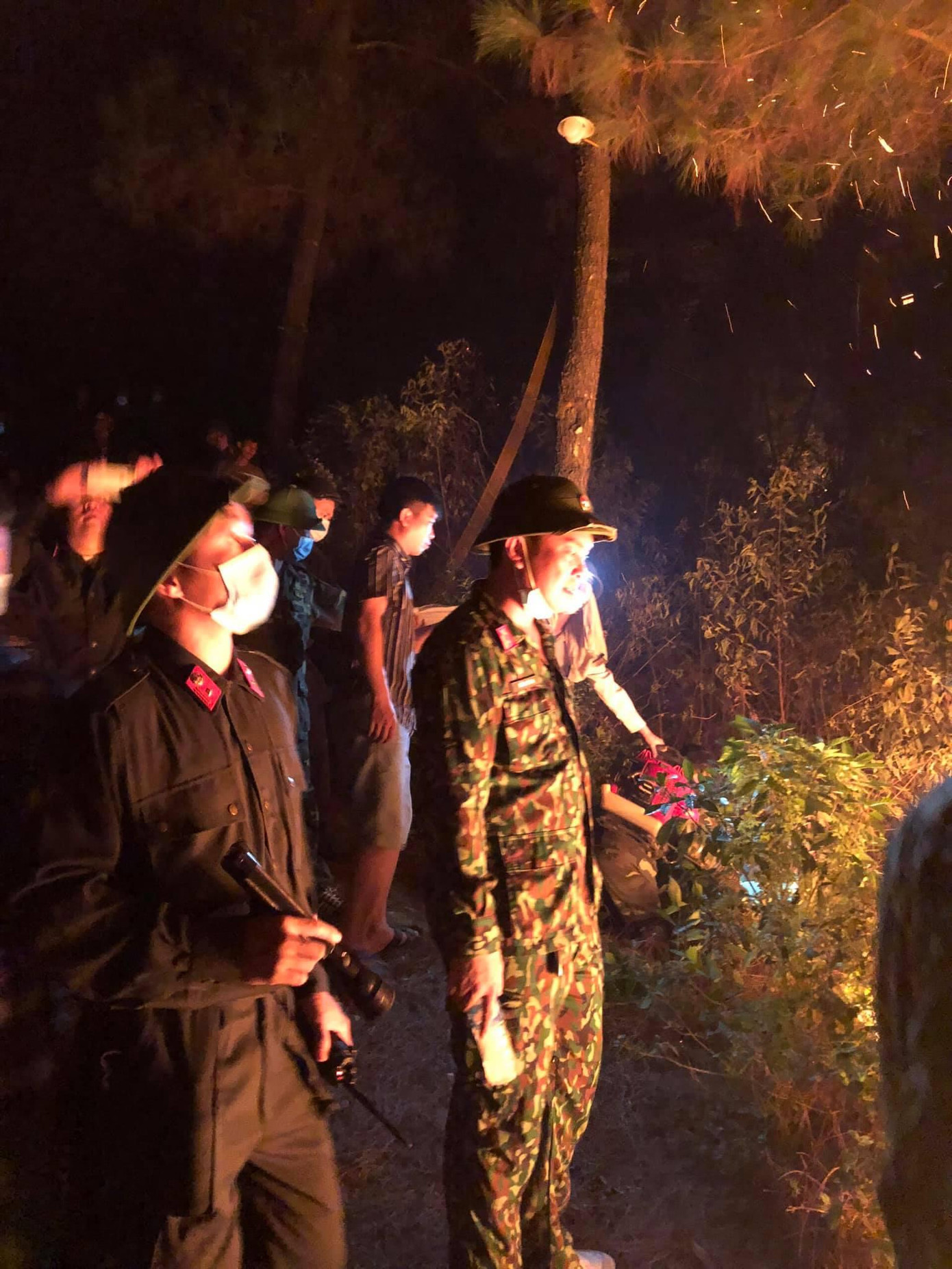 Hơn 300 người hỗ trợ dập lửa cứu rừng trong đêm. Hơn 300 người hỗ trợ dập lửa cứu rừng trong đêm.