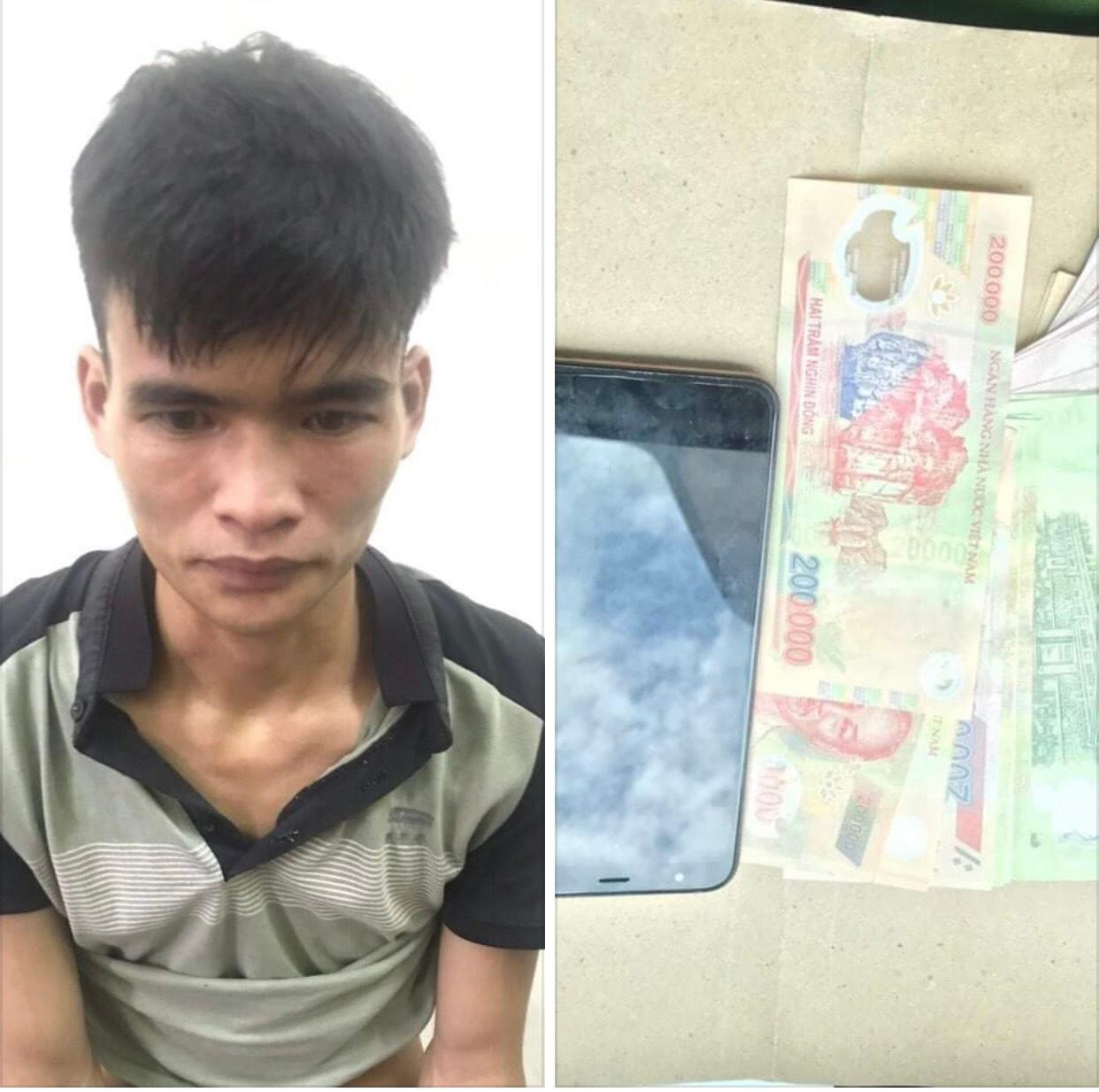 Đối tượng bị bắt giữ cùng tang vật. Đối tượng bị bắt giữ cùng tang vật.