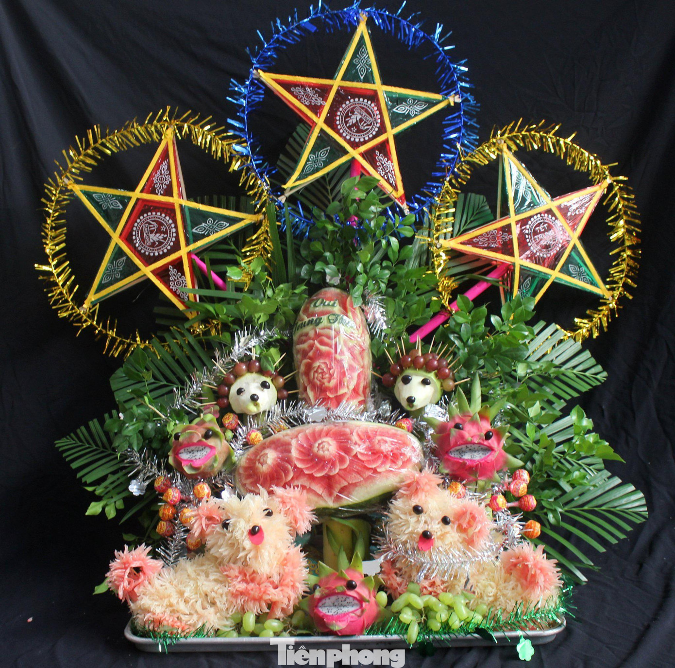 Những mâm cỗ đẹp mắt sau khi được hoàn thành. Những mâm cỗ đẹp mắt sau khi được hoàn thành.