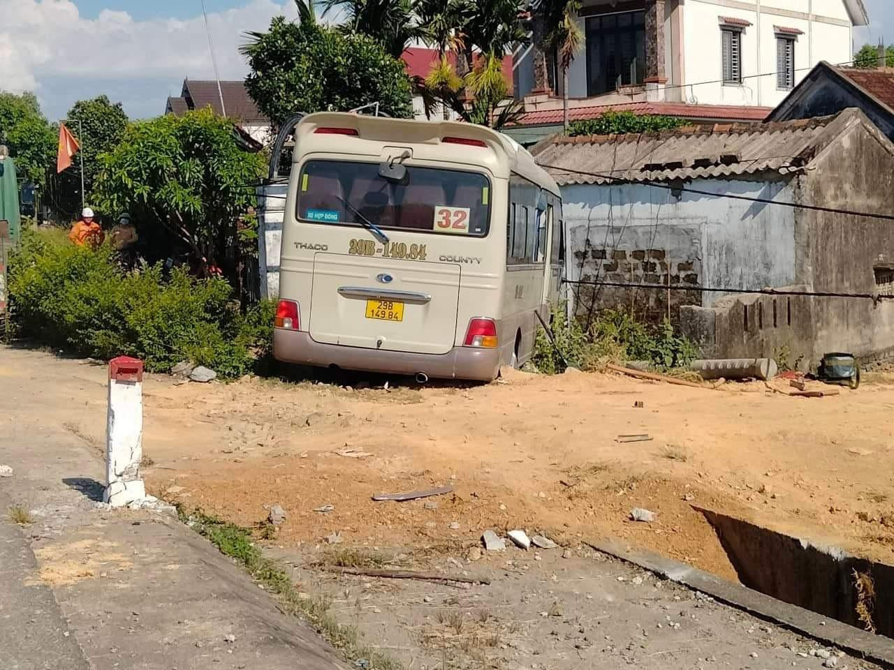 Hiện trường vụ tai nạn.