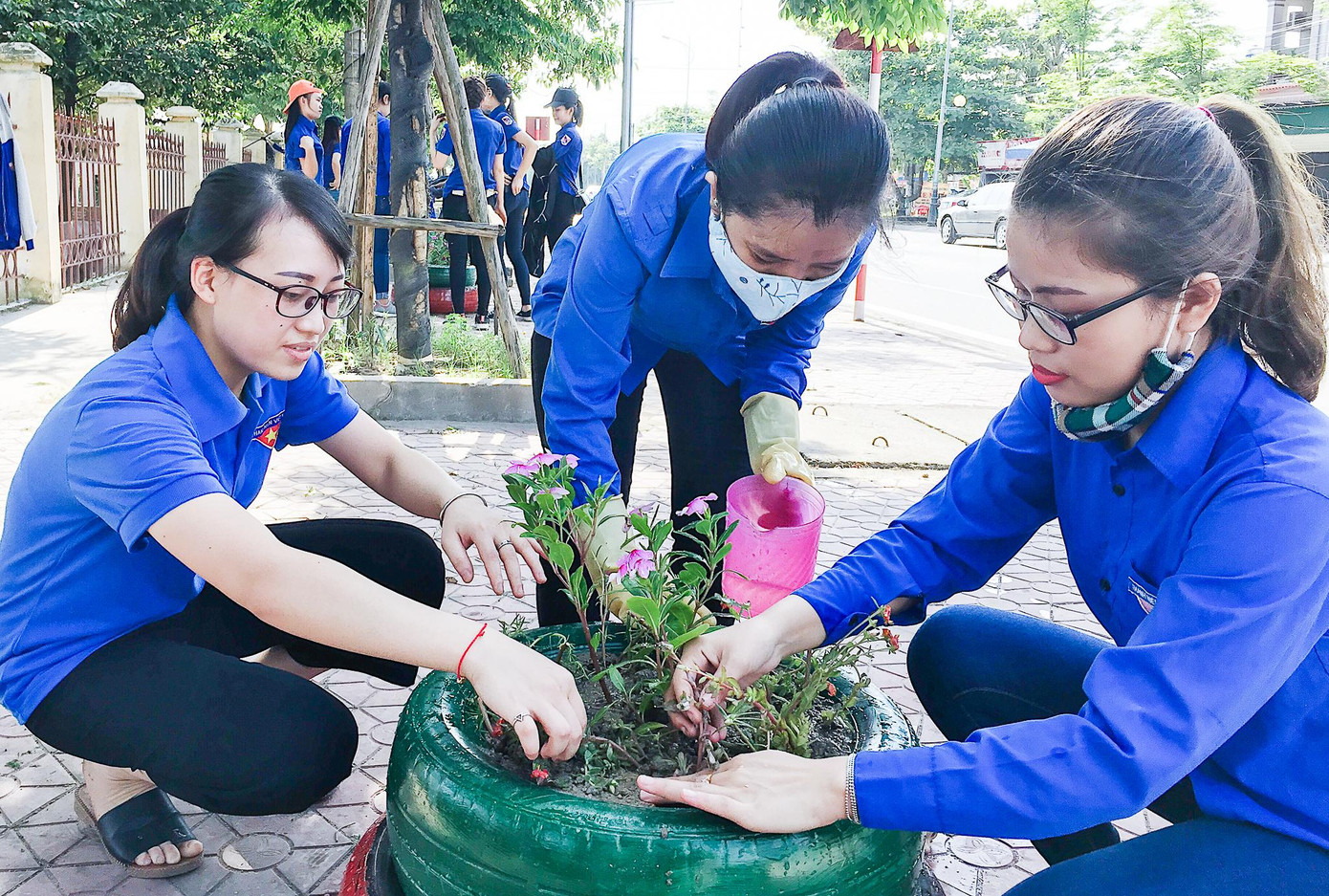Một số hoạt động của thanh niên Hà Tĩnh trong nhiệm kỳ qua.