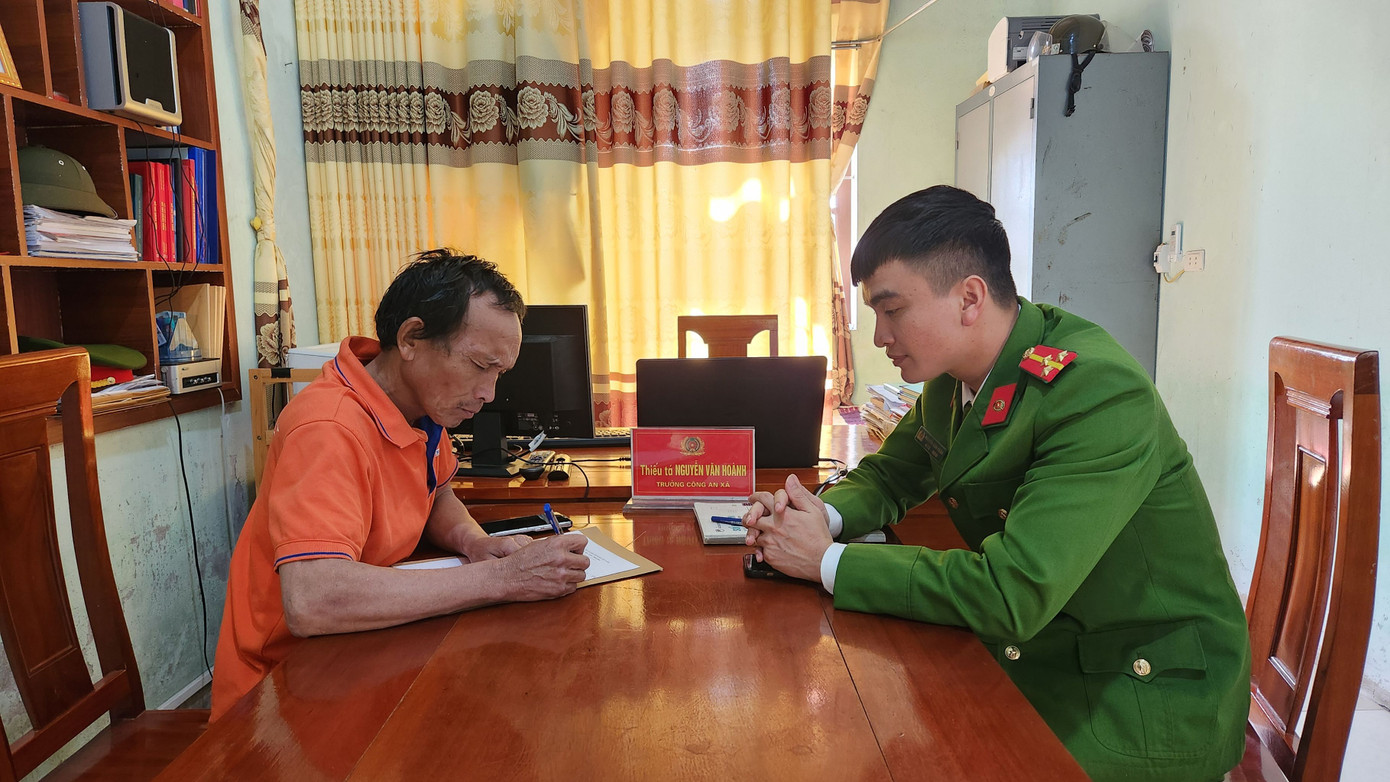 Ông S. nhận thức được hành vi vi phạm nồng độ cồn và cam kết không tái phạm.