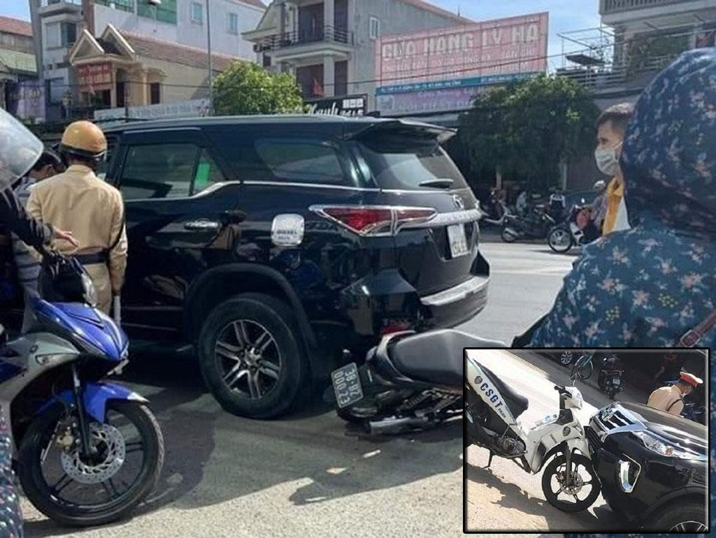 Nam tài xế lùi xe trên quốc lộ (hình ảnh cắt từ clip).