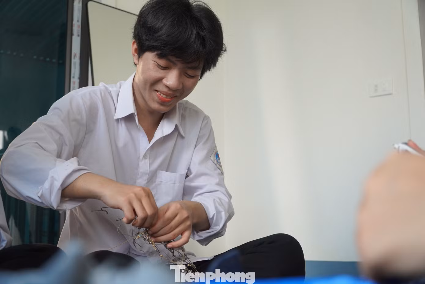 Đăng Nguyên vui vẻ khi được thực hiện đam mê của mình. Đăng Nguyên vui vẻ khi được thực hiện đam mê của mình.