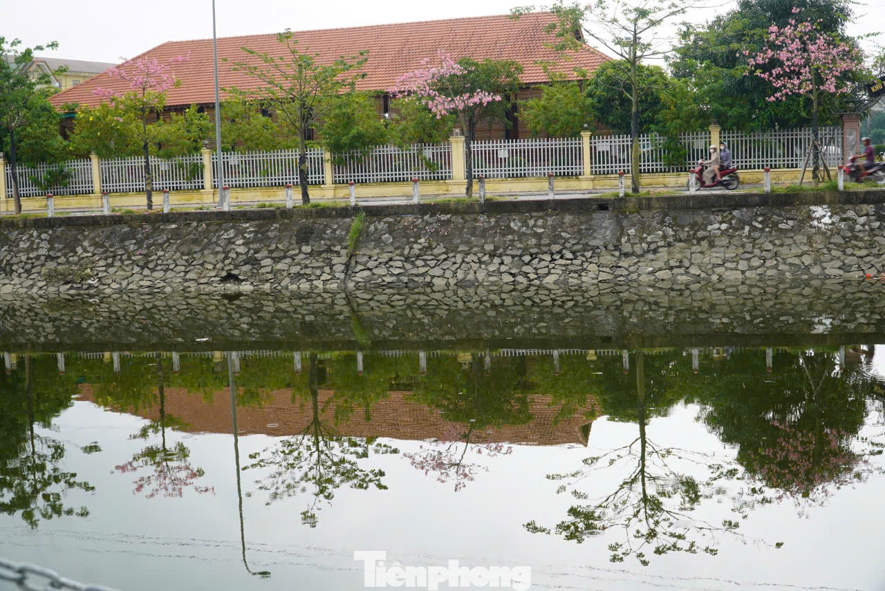 Một góc hào thành hiện tại sau nhiều lần trùng tu, sửa chữa vẫn mang những nét kiến trúc xưa với dạng cầu vồng bắc qua hào.