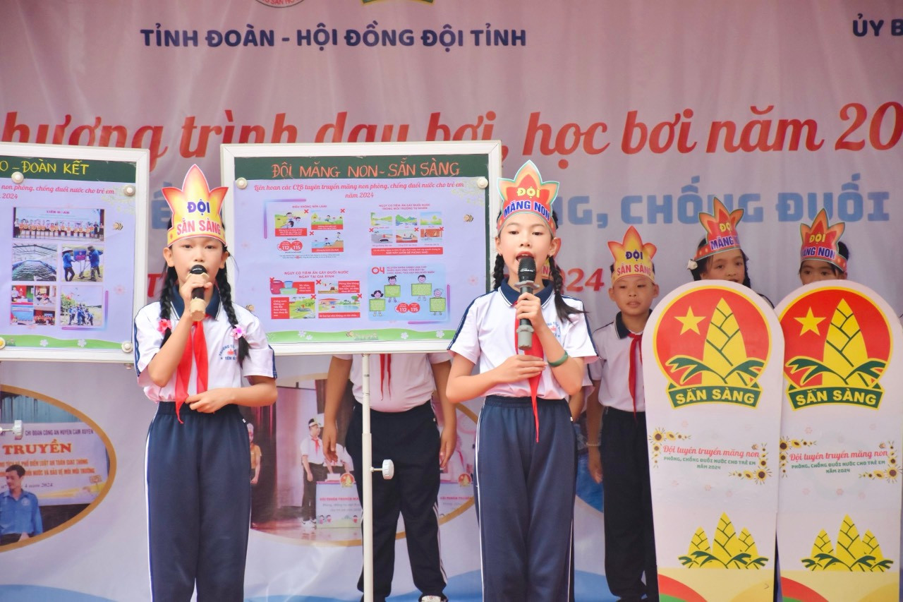 Các hoạt động nhằm đẩy mạnh phong trào dạy bơi an toàn cho học sinh trong trường học…