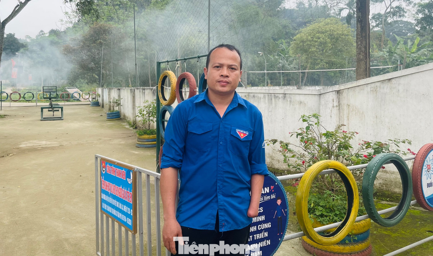 Anh Nguyễn Văn Quế - Bí thư Chi Đoàn thôn Thượng Lĩnh, xã Hoà Lạc, huyện Đức Thọ (Hà Tĩnh).