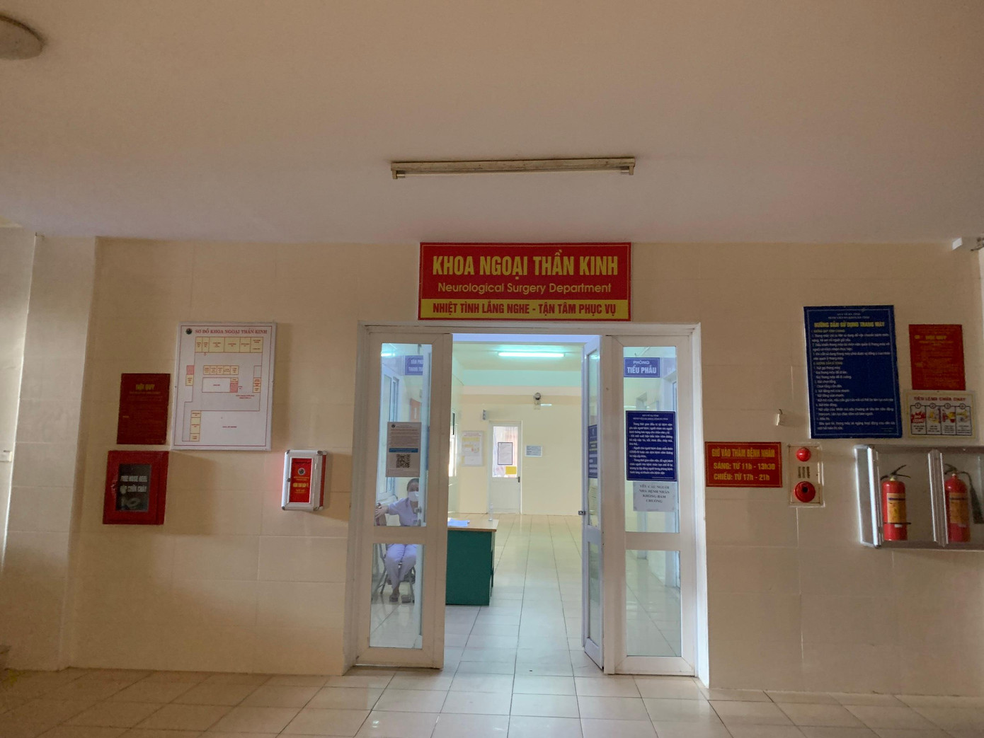 Khoa ngoại thần kinh nơi tiếp nhận bệnh nhân 4 tuổi. Khoa ngoại thần kinh nơi tiếp nhận bệnh nhân 4 tuổi.